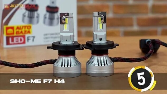 ТОП-10 LED ламп для авто 2021. Лучшие светодиодные лампы Н4. Какие ...