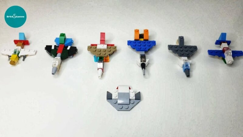 Lego mini fighter jet on sale