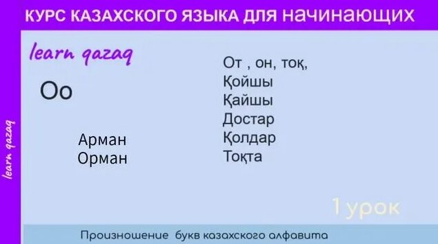 УРОК 1. КУРС Казахского языка для начинающих. Учи казахский с нуля ...