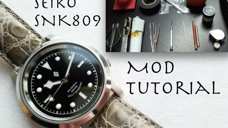 Seiko Snk809 Skx007 MOD Tutorial How To Modify A Seiko SNK SKX