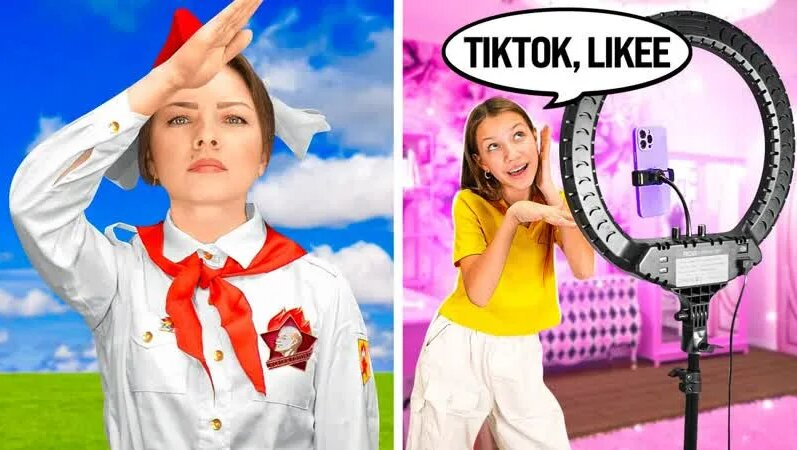 [Viki Show] СССР против ТикТокеров Челлендж / Вики Шоу (1080p)