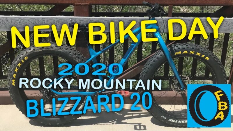 New Bike Day 2020 Rocky Mountain Blizzard 20 Fat Bike Fat Bike Asinine