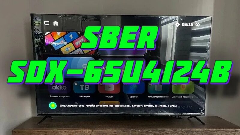 Умный телевизор Sber SDX-65u4124b - Смотреть онлайн в поиске Яндекса по ...