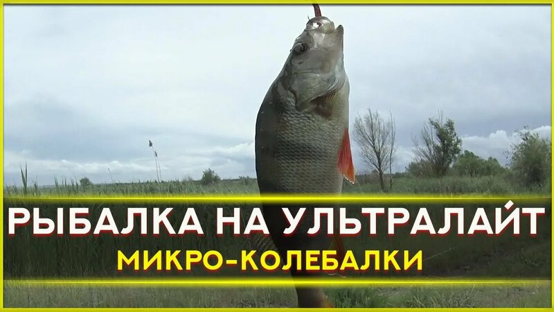 Рыбалка на спиннинг. Ультралайт. Ловля на микро-колебалки. Окунь на ...