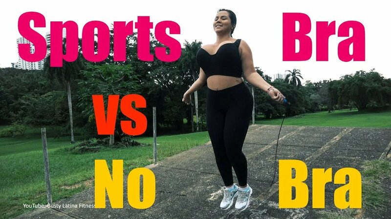 Sports Bra vs No Bra Jump Rope Test