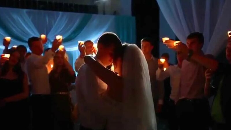 Самый трогательный и романтический момент на свадьбе! Семеиныи ОЧАГ ОТ ...