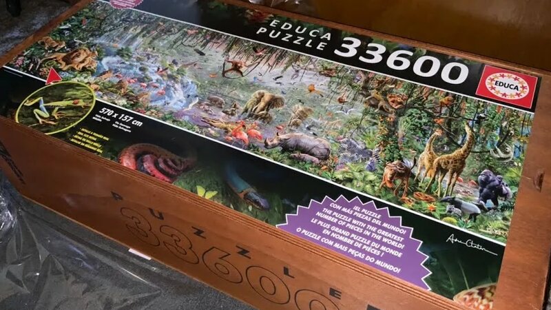 Educa Wildlife 33600 piece Puzzle Haul