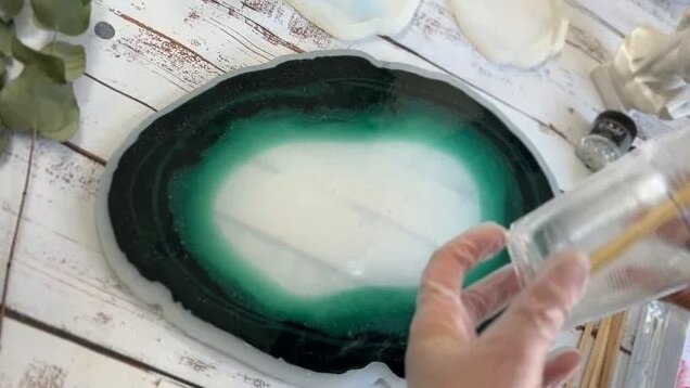Сервировочный Набор из эпоксидной смолы, как сделать? Работа с ...