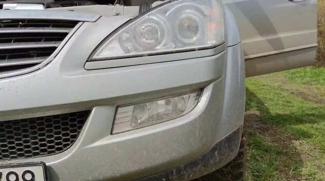 Светодиоды или галоген Установка Led лампы в SsangYong kyron ближний и ...