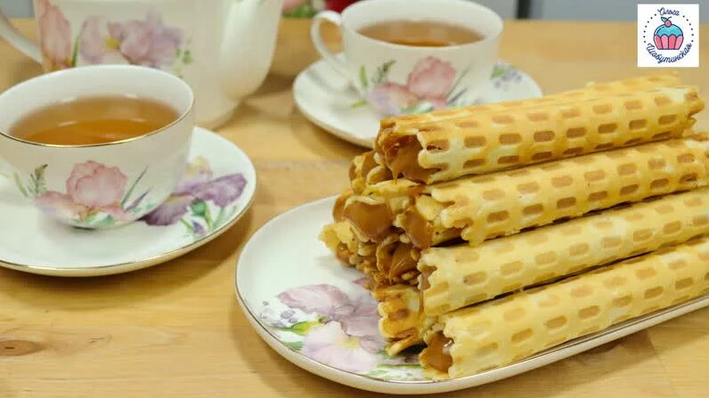 Вафельные трубочки со сгущёнкой, как в детстве. Рецепт, проверенный ...
