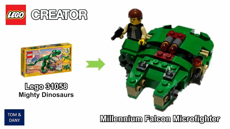 LEGO MOC LEGO Creator 31058 Alternative Build Tutorial Millennium Falcon Microfighter Speedbuild