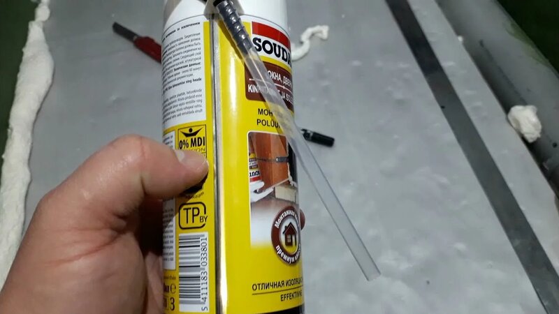 Что такое монтажная пена Soudal в маленьком баллоне, плюсы и минусы ...