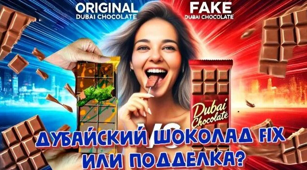 Сравниваем оригинальный дубайский шоколад FIX с подделкой - Смотреть ...