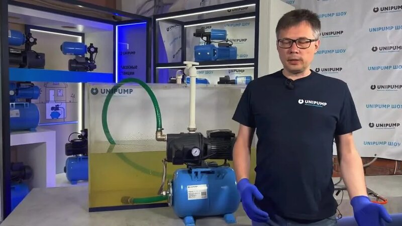 Какое давление должно быть в гидроаккумуляторе насосной станции Unipump ...