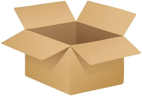 clip art cardboard box - Clip Art Library