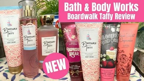 Bath & Body Works NEW Boardwalk Taffy Review & Comparison! -