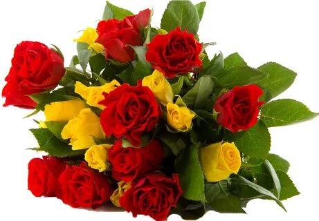 2dozen Assorted Roses Bouquet - Red And Yellow Roses - (1200