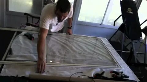 how to re-roll vinyl windows - YouTube