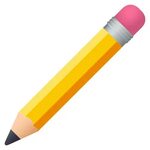 Emoji ✏ Crayon à papier à copier/coller - wpRock
