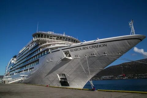 Tromso, Norway Our cruise ship alongside at Tromso. The el. 