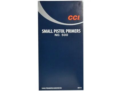 CCI Small Pistol Primers #500 Box of 1000 - Blemished
