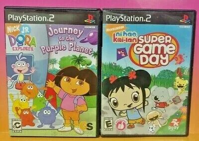 Nihao Kai-LAN + Dora фиолетовый планета-PS2 Playstation 2 пр