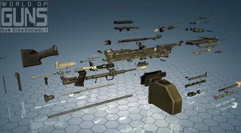 Американский ручной пулемет M249 World of guns Яндекс Дзен
