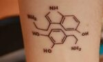 Химические формулы татуировок: коллекция дизайнов Татуировка