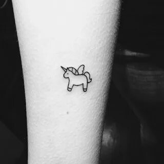 Small Tattoo Unicorn Cute tiny tattoos, Small tattoos, Small