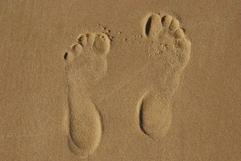 Beach Sand Footprints Related Keywords & Suggestions - Beach