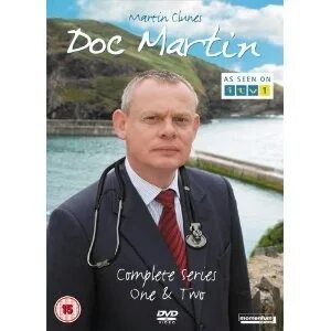 Doc Martin is like a bagel...hard and crusty on the outside,