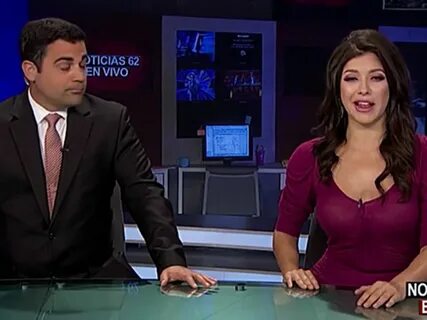 Braless newsreader Braless newsreader insists her breasts ar