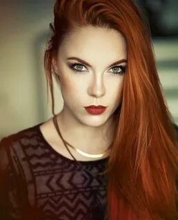 Serious woman. Hair colour for green eyes, Beautiful redhead