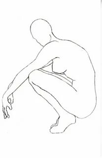 drawing sitting poses Female Character Pose 15 by One-With-N