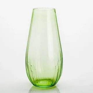Цветная ваза Bohemia Crystall Ваза 30,5 см, зелёная купить н