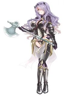 Safebooru - armor axe breasts camilla (fire emblem if) fire 
