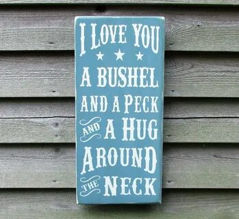 childrens room decor, baby room sign, I love you bushels and