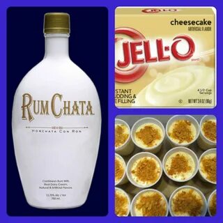 Rumchata Cheesecake Pudding Shots Recipe Pudding shots, Chee