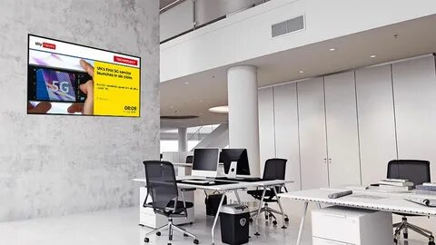 Digital signage in a modern workplace - cloud based digital 