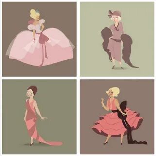 Costume Designs from The Princess and the Frog by Lorelay Bo