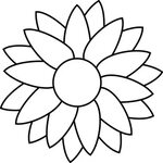 Printable Stencil Sunflower Outline : Moroccan pattern use t