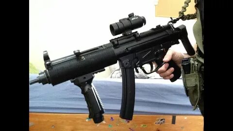 ICS MP5 SD3 AEG review Airsoft gun - YouTube