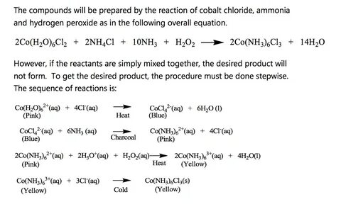 Solved The compounds will be prepared by the reaction of Che