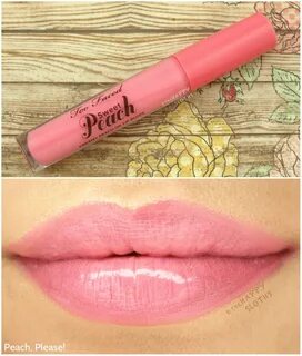 Too Faced Sweet Peach Creamy Peach Oil Lip Gloss: Review and