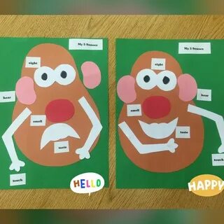 Mr. Potato Head 5 Senses activity. Preschool or kindergarten