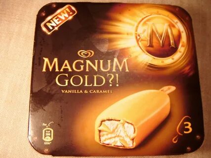 Magnum Gold : Eats New: Magnum Gold?! is not real gold - Eat