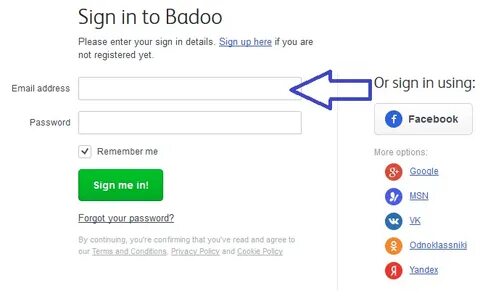 Badoo com sign in Badoo dating sign in