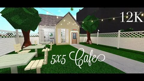 Bloxburg Cafe - Aesthetic Café 38k Bloxburg - YouTube