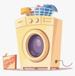 Laundry Machine Illustration Png, Transparent Png , Transpar