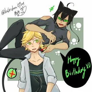 Plagg (human) and Adrien (Miraculous Ladybug) イ ラ ス ト, 作 品